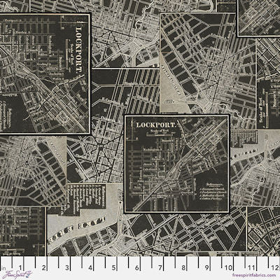 Charcoal Palette - PWTH313.Charcoal - Map - FreeSpirit Fabrics