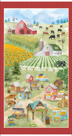 Farm Fresh 2025 AKNSH - 14953-99 - Farmland Panel  - Benartex