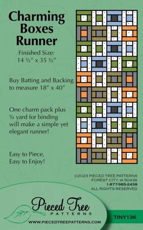 Charming Boxes Runner pattern