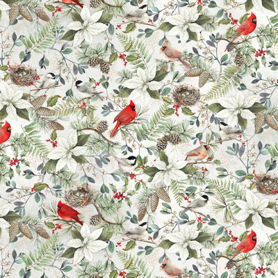 Winter Song - WISO 6231 MU - Packed Forest Foliage - P&B Fabrics