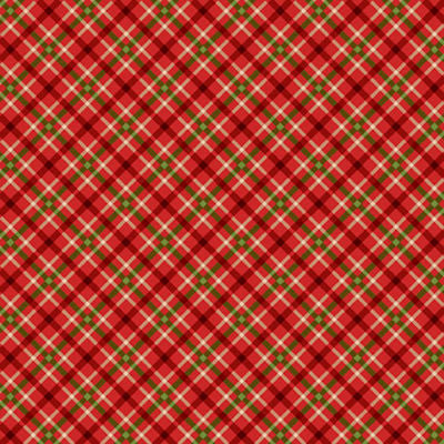 Winter Song - WISO 6235 R - Layered Gingham - P&B Fabrics