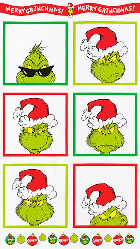 How the Grinch Stole Christmas - ADE-20993-223 Holiday - Robert Kaufman Fabrics