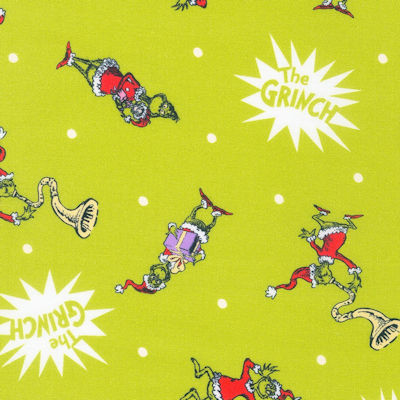 How the Grinch Stole Christmas - ADED-21776-223 Holiday - Robert Kaufman Fabrics