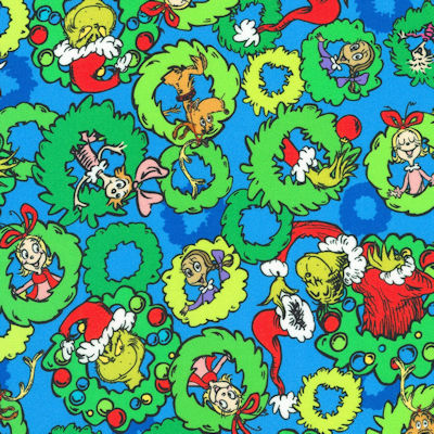 How the Grinch Stole Christmas - ADED-22566-277  Winter - Robert Kaufman Fabrics