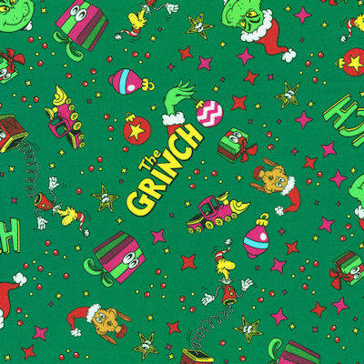 How the Grinch Stole Christmas - ADED-23100-224 Evergreen - Robert Kaufman Fabrics