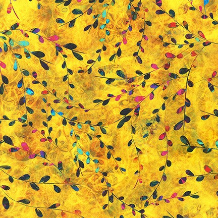 Venice - AQSD-19720-5 Yellow - Robert Kaufman Fabrics