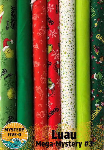 Luau Mystery Quilt Kit - Grinch Christmas