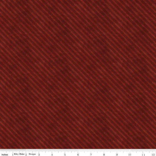 Naughty or Nice - C16265-Red - Ticking - Riley Blake Designs