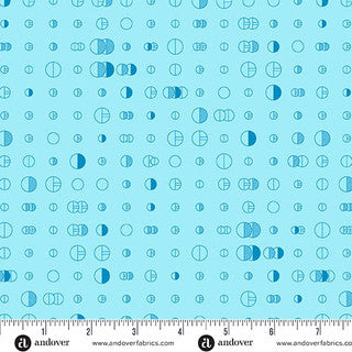 Color Camp Dusk 10423 B scout light pool by Alison Glass for Andover Fabrics