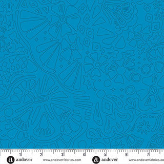 Color Camp Dusk 10426 T veil pool by Alison Glass for Andover Fabrics