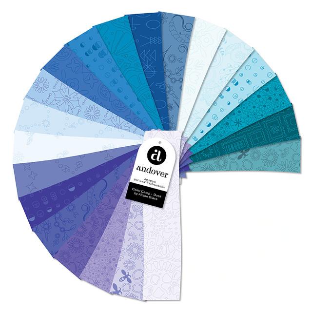 Color Camp Dusk colorway by Alison Glass for Andover Fabrics