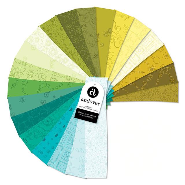 Color Camp Grove colorway by Alison Glass for Andover Fabrics