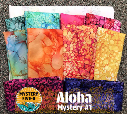 Aloha Mystery Quilt Kit - Dragonfly Bubbles