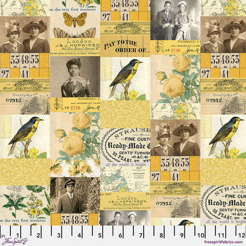 Yellow Palette - PWTH240.yellow - Collage - FreeSpirit Fabrics