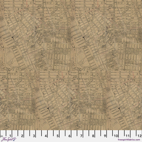 Neutral Palette - PWTH253.neutral - Map - FreeSpirit Fabrics