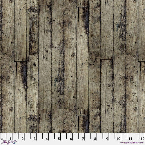 Neutral Palette - PWTH256.neutral - Wood - FreeSpirit Fabrics