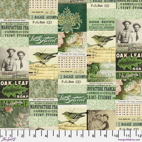 Green Palette - PWTH260.green - Collage - FreeSpirit Fabrics
