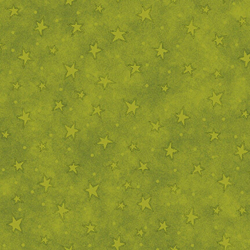 Starry Basics 8294-67 Lime Green - Henry Glass