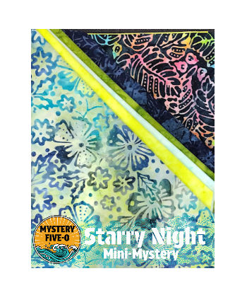 Starry Night Mystery Kit - Blue Batik