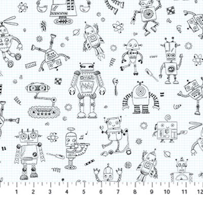 Rollicking Robots - 10035-10 Drawing Board