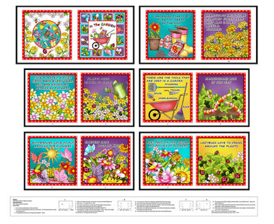 1560P-75 Turquoise PixiePatch Book Panel