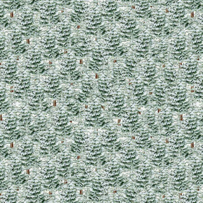 Joyful Tidings - 1567-66 Snowy Pine Trees - Blank Quilting