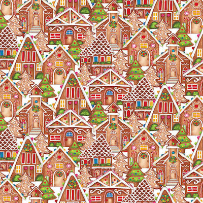Gingerbread Factory - 1616-35 - Houses - Blank Quilting