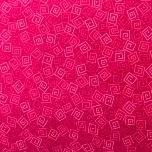 Squares Flannel - 24779-pfln brite pink - QT Fabrics