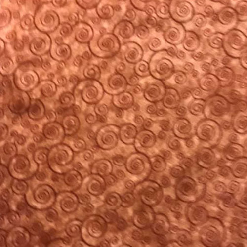 Swirls Flannel - 24778-tfln rust - QT Fabrics