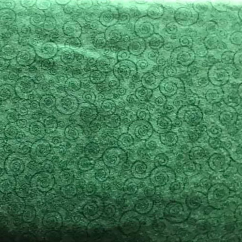 Swirls Flannel - 24778-ffln dk green - QT Fabrics
