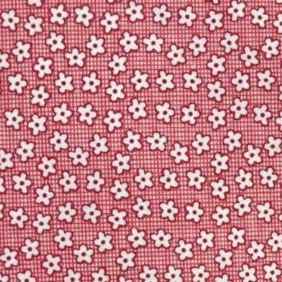 6715-22 White Flowers on Pink - Henry Glass