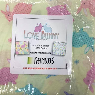 Love Bunny 5" charms