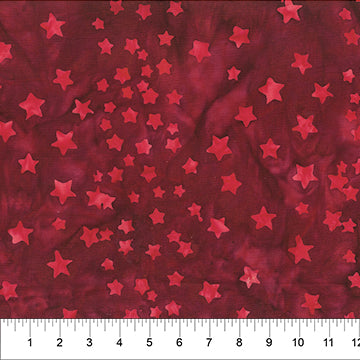 Bandana - Red Stars on Red - 80671-25