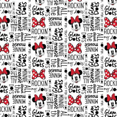 Minnie Mouse All About Dots - 85271008-1 - Camelot Fabrics