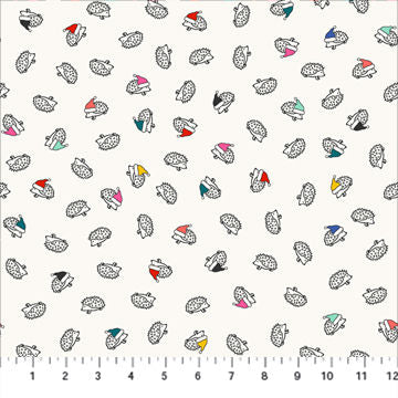 Peppermint - 90377-10 Hedgehogs - Figo Fabrics