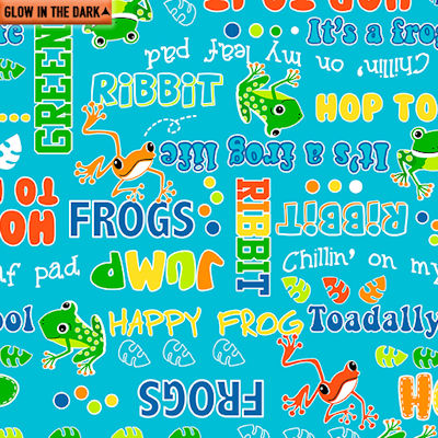 Toadally Cool Say Ribbit Turquoise 9834GL-84
