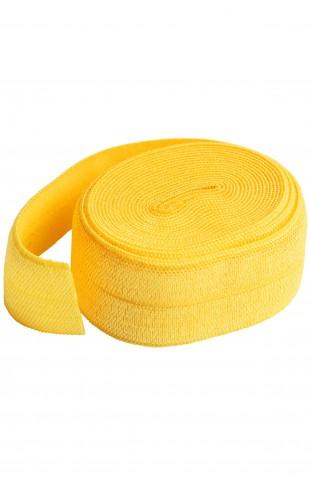 Fold-over Elastic, 20mm - Dandelion