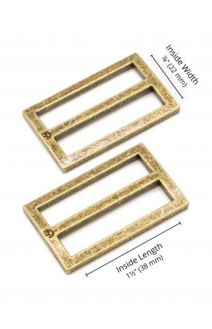 Widemouth Slider - 1 1/2" - Brass