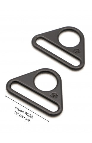 Triangle Ring- 1 1/2" - Black