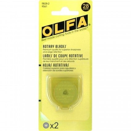 Olfa 28mm Rotary Blade - pk of 2