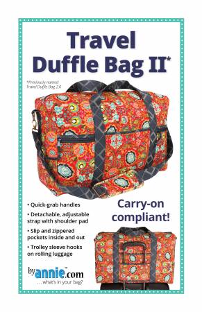 Travel Duffle Bag II Pattern