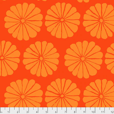 Kaffe Fassett Collective Spring 2021 PWGP183-Orange Free Spirit Fabrics