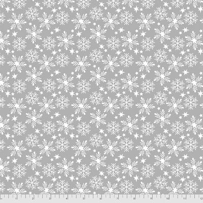 PWMA016-XGrey - Snowfall - Fa La La - Free Spirit Fabrics