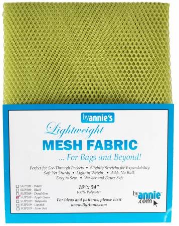 Lightweight Mesh Fabric Apple Green