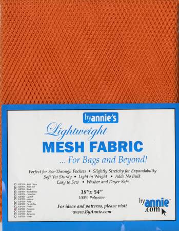 Lightweight Mesh Fabric - Pumpkin