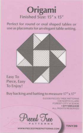 Origami pattern