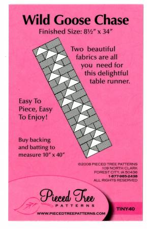 Wild Goose Chase pattern