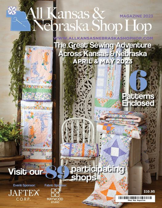 2023 Shop Hop - ANKSH Magazine - All Kansas Nebraska Shop Hop