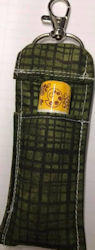 Chapstick Holder Kit - Dk Green Plaid