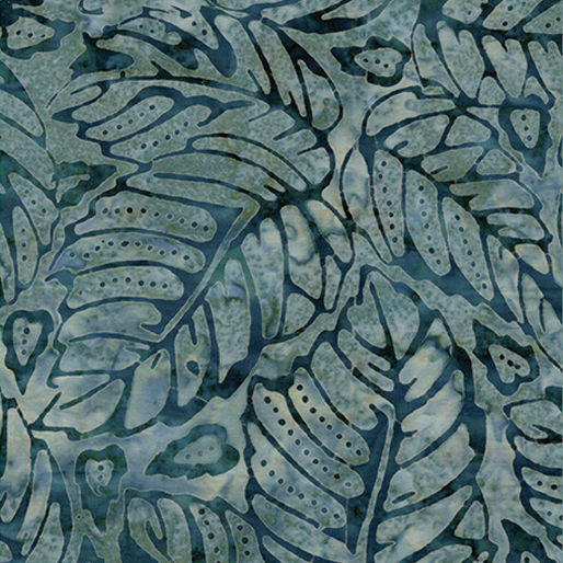 6625-51 Forest Leaf Blue Stone - Benartex